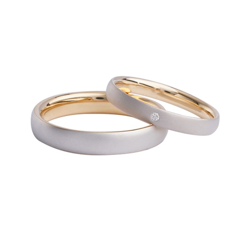 10K gold plated silver faded ring couple get engaged to ring engraved diamond ring