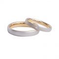 14K gold plated silver faded ring couple get engaged to ring engraved diamond ring