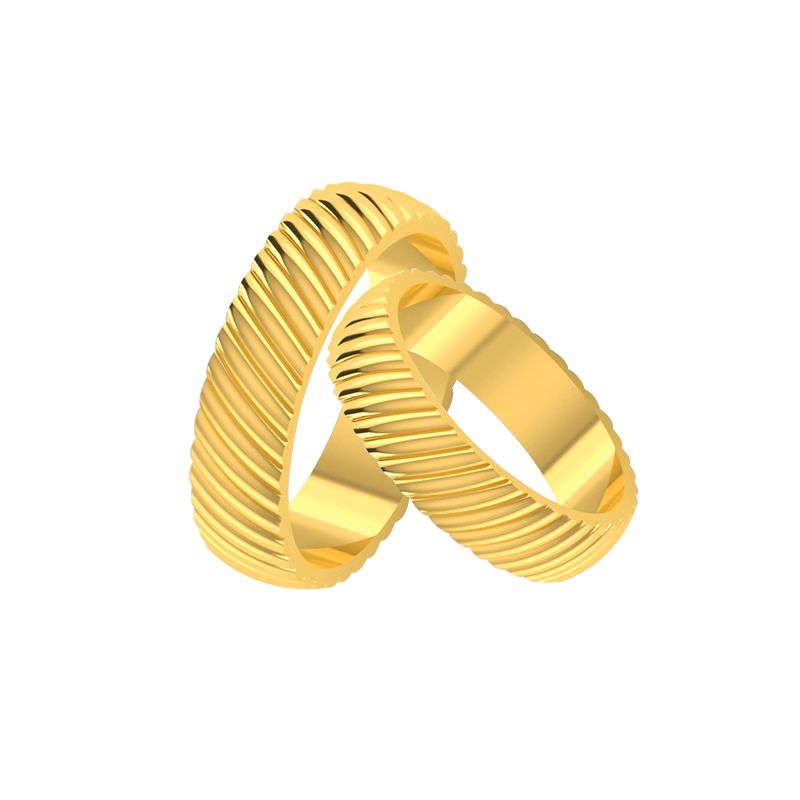 14K gold solid couple ring ring wedding gift