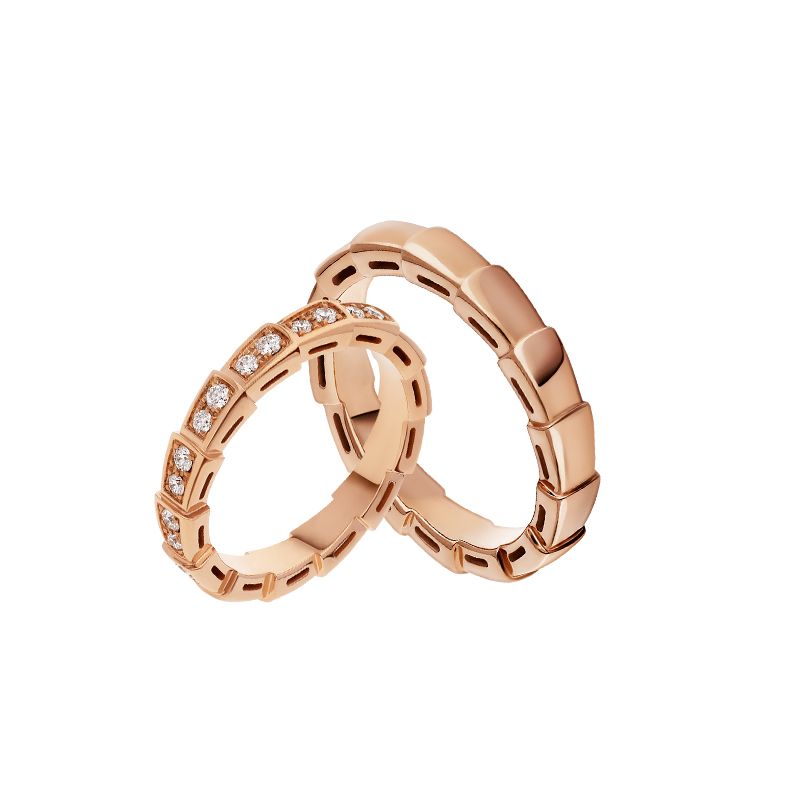 Titanium Core with 18K Gold Plating and Accents Couples Bands