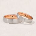 Cherished Traditions: Classic-Inspired 18K Gold His & Hers Rings across Platinum to Rose Gold