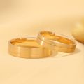 Gold Journey Together: Graduated 10K Gold Couples Bands from Platinum to Rose Gold Finish