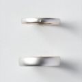 Oval-Shaped Moissanite 10K White Gold Plated Finish Engagement Rings