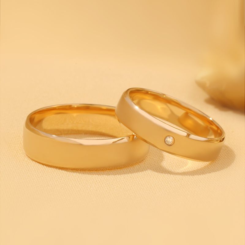 Loves Golden Promise: Exquisite 10K Gold Unisex Rings in White, Yellow & Rose