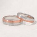 Whispers of Gold: Minimalist 10Karat Gold Couples Rings in Classic Platinum to Rose Tones