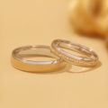 Graceful Union: Handcrafted 14K Gold Wedding Bands in Time-Honored Platinum, Gold, Rose Hues