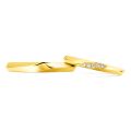 14K gold ring Personalized Engraved Coated Wedding Band Set