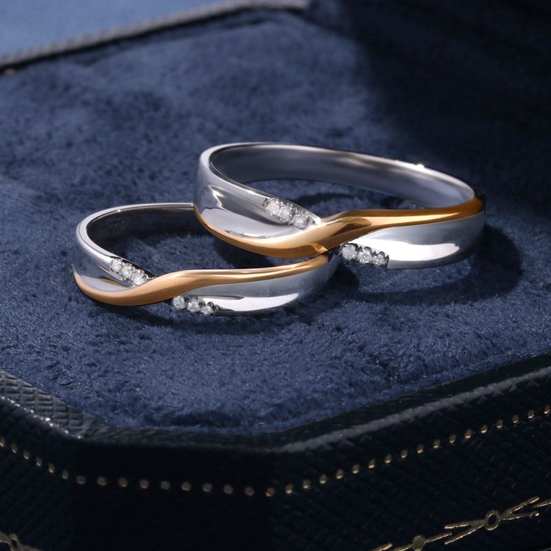 Passage of Love: 14K Gold Anniversary Bands Celebrating Platinum, Gold, and Rose Gold Stories