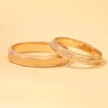 Interlaced Destinies: Intricate 18Karat Gold Couples Rings in Precious Platinum to Rose Gold