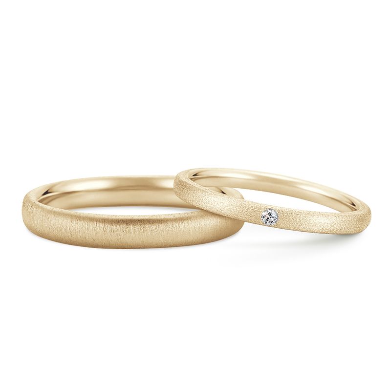 Hypoallergenic 18K Gold Plated PT950 Durable Couples Bands
