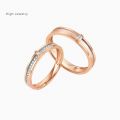 14K Gold couples wedding ring made of heaven-made gold ring female ring ring custom-made for her girlfriend