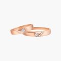 Original Designer 10K Gold Couple Rings Fashionable Euro-American Wedding Bands