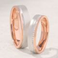 Distinguished Commitment: Distinctive 10K Tri-Color Gold Ring Options for Couples