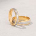 Golds Enduring Glow: Lasting 10K Gold Relationship Rings in Platinum, Gold, and Rose Gold Finish 