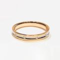 Romantic lovers in 10K gold ring, the hard gold material is as tough as your love, and the ingenious design means holding hands