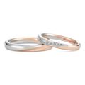 Diamond-encrusted 14K gold couple rings, exquisitely crafted, the first choice gift for Valentines Day and anniversary