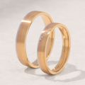 Golden Commitment: Exclusive 14K Tri-Color Gold Ring Collection for Couples