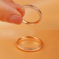 Personalized Monogram: Custom Couple Name 14K Gold Rings