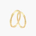 Dome Profile Mil grain Edge 14K Gold Plated Mens and Womens Rings