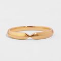 Diagonal 10K Gold Couples Rings - Elegant Design for Engagement, Wedding and Eternal Love