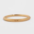 Edgeless Bliss: 10K Gold Matching Couple Bands for Wedding, Engagement and More