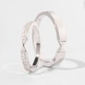 Edgy 18K Gold Couples Rings - Bold Design for Engagement, Wedding, and Eternal Commitment