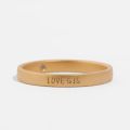 Elegant Simplicity: 10K Gold Flat Profile Couple Rings - Wedding, Engagement Bands as Gift