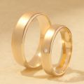 Loves Golden Promise: Exquisite 18K Gold Unisex Rings in White, Yellow & Rose