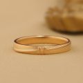 Personalized 18K Alphabet Matching Couple Rings - Wedding, Engagement, and Gift Idea