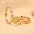 Pure Adoration: High-quality 18K Gold Matching Bands in Pristine Platinum, Gold, Rose Gold