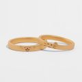 Purrfect Pair: 14K Gold Cat-Themed Couples Rings - Adorable Design for Engagement, Wedding and Eternal Love