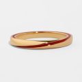 Red Thread of Destiny 10K Gold Couple Rings - Engagement and Wedding Bands