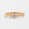 Shimmering Bliss: 14K Couples Rings - Sparkling Engagement and Wedding Band Set