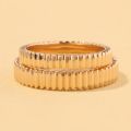 Fingerprint Engraved Personalized 18K Gold and PT950 Rings