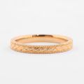 Wheat Grain-Inspired 18K Matching Couple Rings - Wedding, Engagement, and Gift Selection