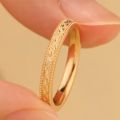 Wheat Grain-Inspired 18K Matching Couple Rings - Wedding, Engagement, and Gift Selection