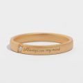 Whispered Promises: 10K Gold Couple Rings - Wedding, Engagement Bands with Message Design